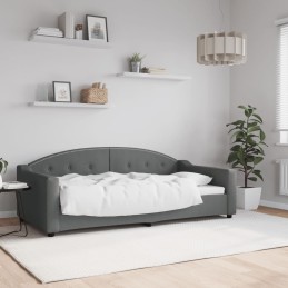 Tagesbett Dunkelgrau 90x190...