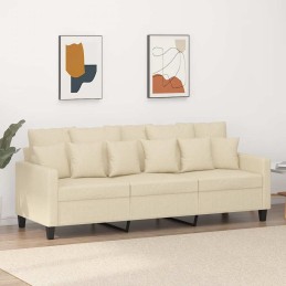 3-Sitzer-Sofa Creme 180 cm...