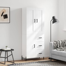 Highboard Weiß 69,5x34x180...