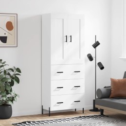 Highboard Weiß 69,5x34x180...