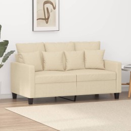 2-Sitzer-Sofa Creme 120 cm...