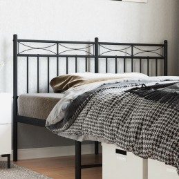 Kopfteil Metall Schwarz 140 cm