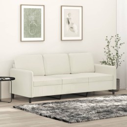 3-Sitzer-Sofa Creme 180 cm...