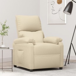 Relaxsessel Creme Stoff