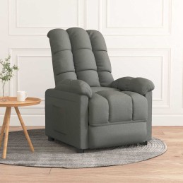 Relaxsessel Dunkelgrau Stoff