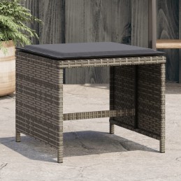 Gartenhocker mit Kissen 4...
