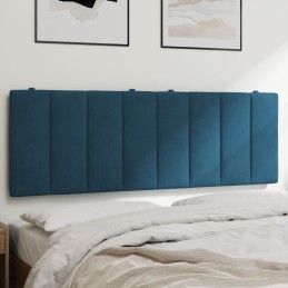Kopfteil-Kissen Blau 120 cm...