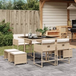9-tlg. Garten-Essgruppe mit...