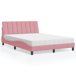 Bett mit Matratze Rosa...