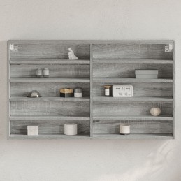 Vitrinenschrank Grau Sonoma...