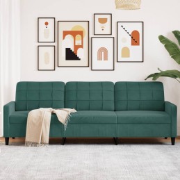 3-Sitzer-Sofa Dunkelgrün...