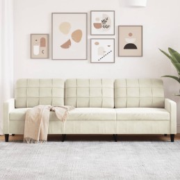 3-Sitzer-Sofa Creme 210 cm...