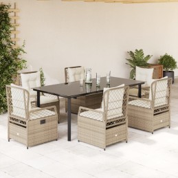 7-tlg. Garten-Essgruppe mit...
