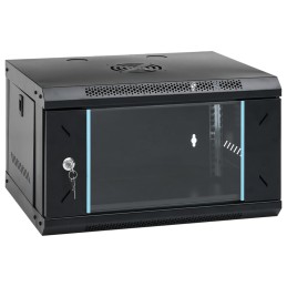 6U Wand-Netzwerkschrank 19"...