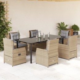 7-tlg. Garten-Essgruppe mit...