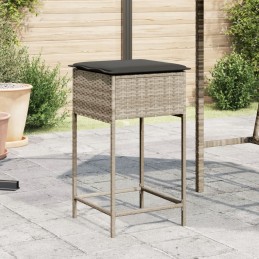 Garten-Barhocker mit Kissen...