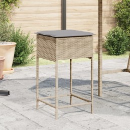 Garten-Barhocker mit Kissen...