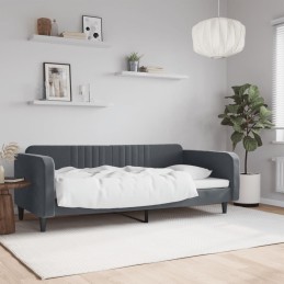 Tagesbett Dunkelgrau 90x190...