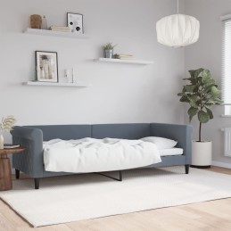 Tagesbett Dunkelgrau 80x200...