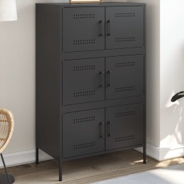 Highboard Schwarz 68x39x113...