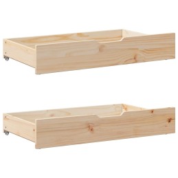 Bettschubladen mit Rollen 2...