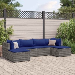 6-tlg. Garten-Lounge-Set...