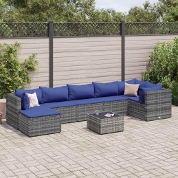 8-tlg. Garten-Lounge-Set...