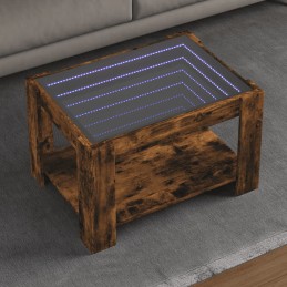LED-Couchtisch Räuchereiche...