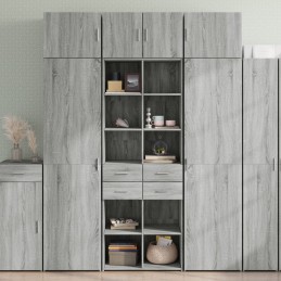 Hochschrank Grau Sonoma...