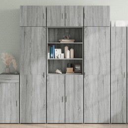 Hochschrank Grau Sonoma...