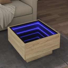 LED-Couchtisch Sonoma Eiche...