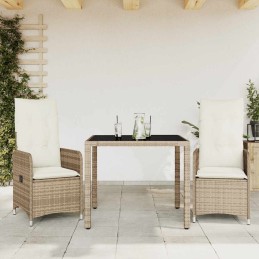 3-tlg. Garten-Bistro-Set...