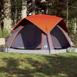 Campingzelt 4 Personen Grau...