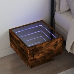 Nachttisch mit Infinity-LED...