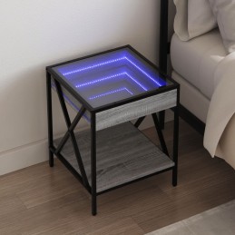 Nachttisch mit Infinity-LED...
