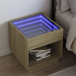 Nachttisch mit Infinity-LED...