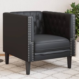 Chesterfield-Sessel Schwarz...