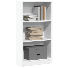 Bücherregal Weiß 60x24x109...