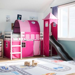 Kinderhochbett mit Turm...