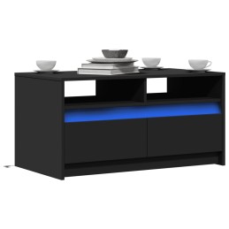 LED-Couchtisch Schwarz...