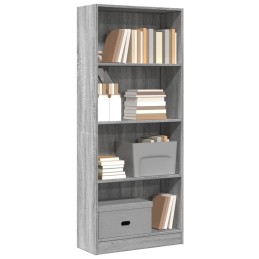 Bücherregal Grau Sonoma...