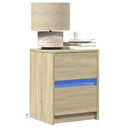 Nachttisch mit LED-Leuchten...
