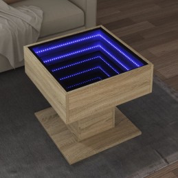 LED-Couchtisch Sonoma Eiche...