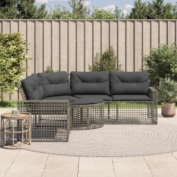 Gartensofa in L-Form mit...