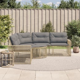 Gartensofa in L-Form mit...