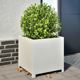 Pflanzkübel Weiß 50x50x50...