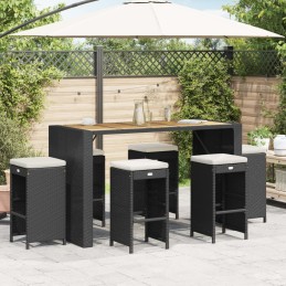Garten-Barhocker mit Kissen...