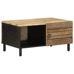 Couchtisch Schwarz 80x50x40...