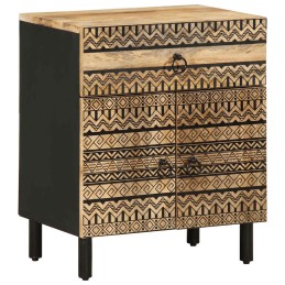 Nachttisch Schwarz 50x33x60...