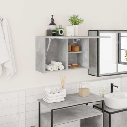 Bad-Wandschrank Betongrau...